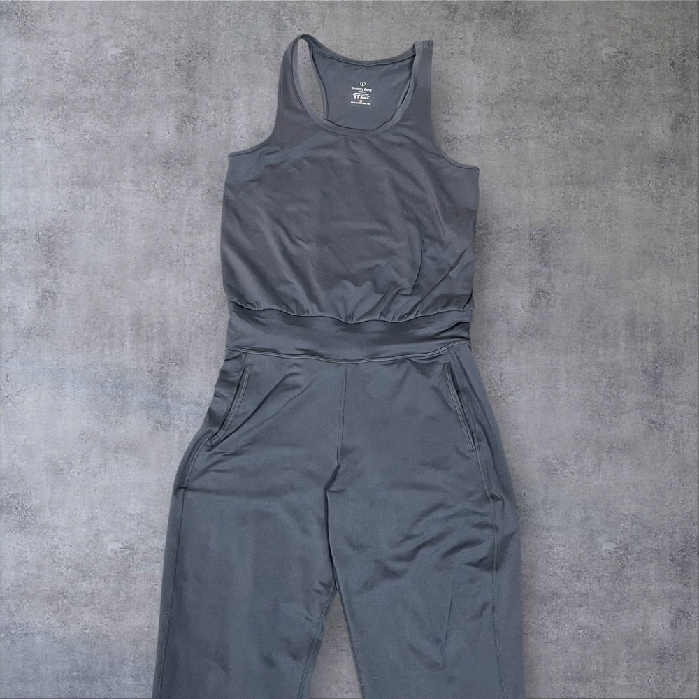 Sweaty Betty Gary Sleeveless Jumpsuit Romper Womens S Razorback Steel Gray Yoga - Picture 3 of 10